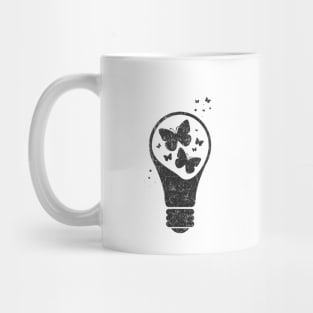 Light Bulb - Butterflies Mug